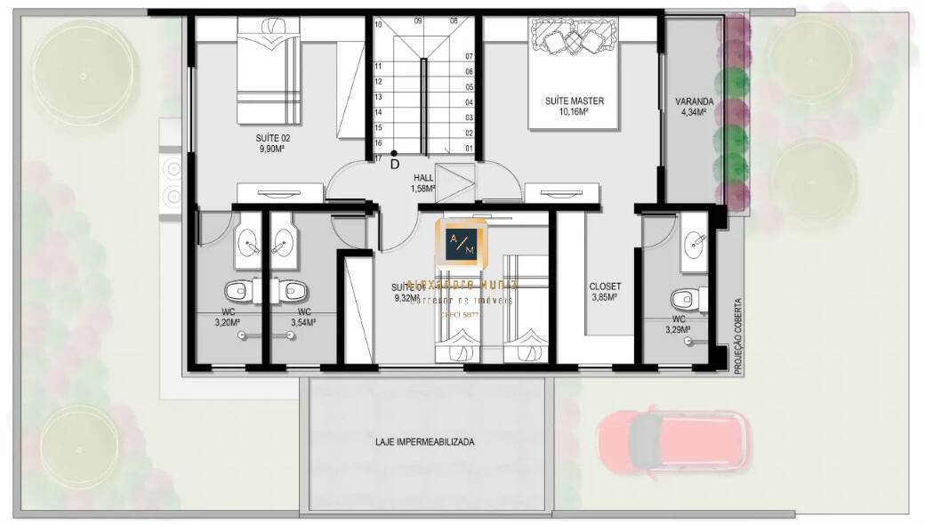 Casa de Condomínio à venda com 4 quartos, 128m² - Foto 14